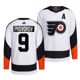 Philadelphia Flyers Trikot Ivan Provorov 9 Adidas 2022-23 Weiss Reverse Retro 2.0 Authentic - Herren